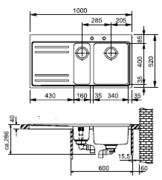 Мойка Franke MTX 251 (чаша слева) фото 2